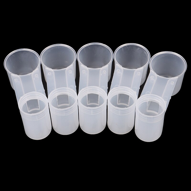 Uds comedero de plástico para pájaros, botella de agua clara, taza para palomas, accesorios para aves