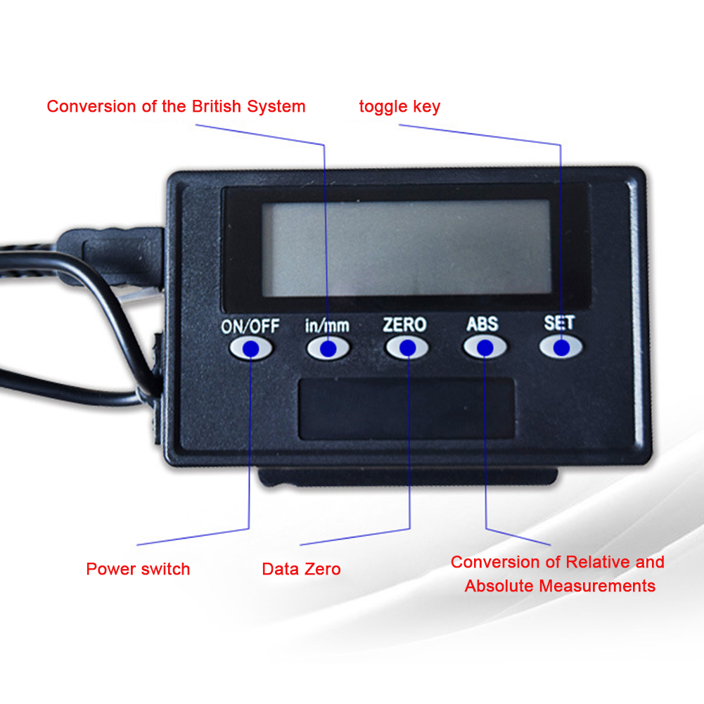 0-150/300mm Ruler Linear Tool Led Durable Digital Readout For Milling Lathe Magnetic Accurate Measuring Scale LCD Display Remote