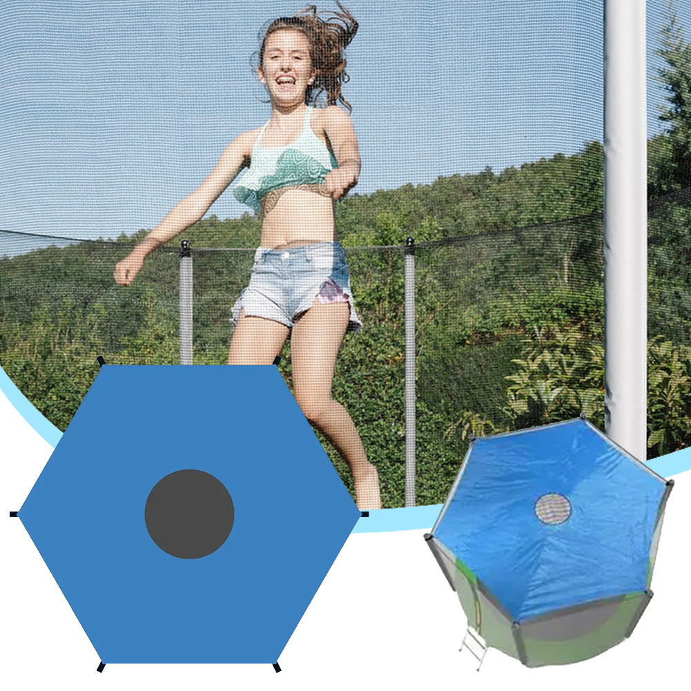 6/8/10ft Osłona przeciwsłoneczna trampoliny Wodoodporne trampoliny Akcesoria do osłon przeciwsłonecznych Ochrona przed słońcem na świeżym powietrzu na podwórku