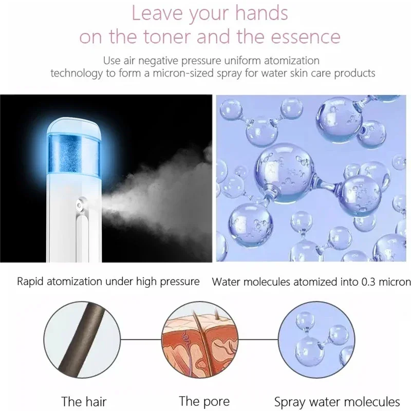 800ppb portátil rico en hidrógeno agua señor súper antioxidante ORP pulverizador facial Nano hidrógeno Molecular disuelto H2 señor
