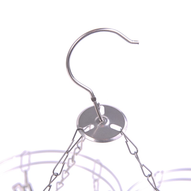 aluminium kleshenger rustfritt stål firkantet metalltråd klips stativ metall sokk undertøy klesklips utendørs lufttørker