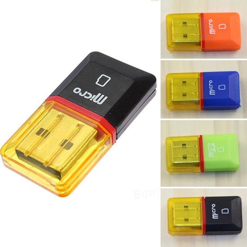 Plastic Practical Mini Lightweight Quick Accessories Portable High Speed Universal Card Reader