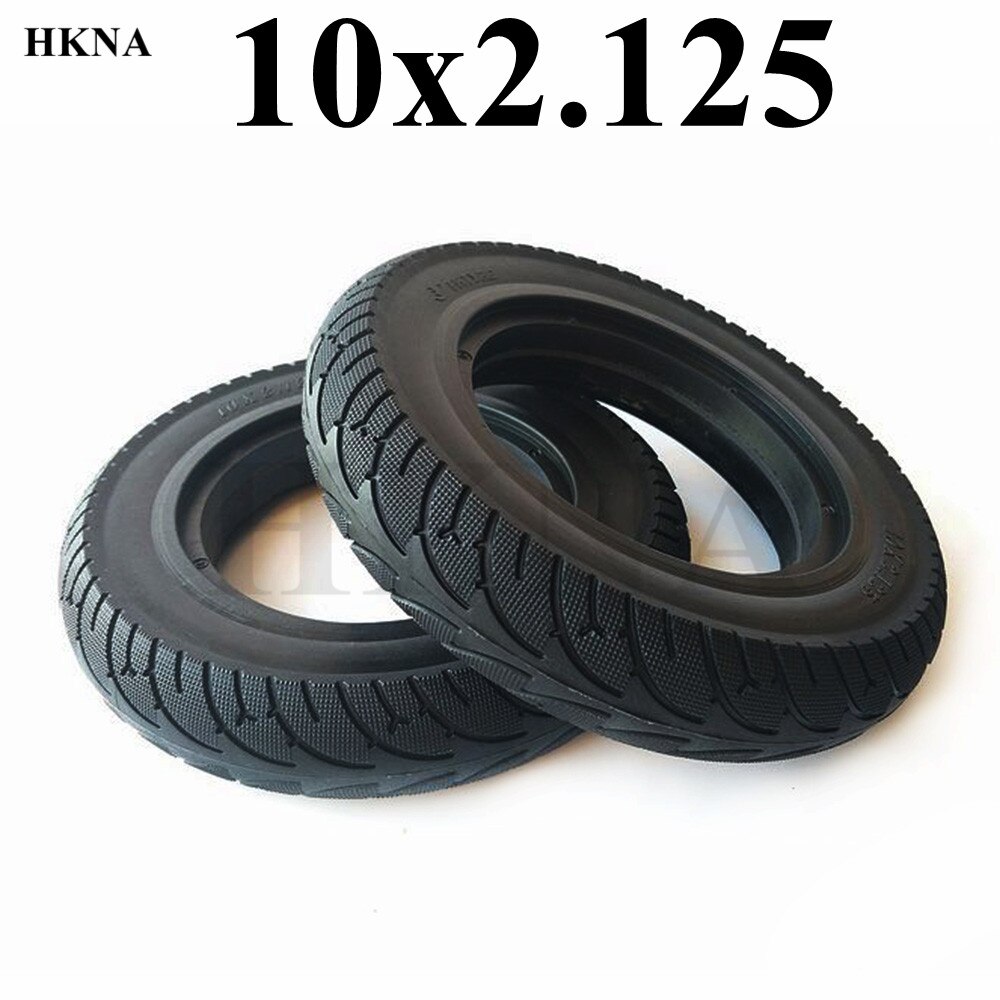 Good 10x2.125 Solid Tyre 10 Inch Thickening Tire 10*2.125 Non Pneumatic Tire for Electric Scooter Accessories