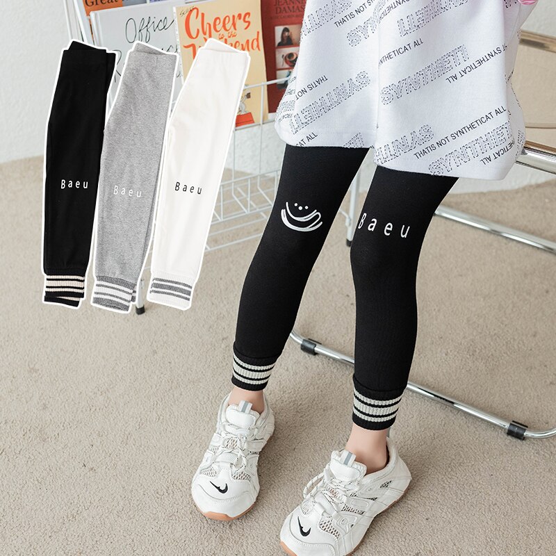 Leggings de algodón a rayas en espiral para niños y niñas, mallas duraderas resistentes al desgaste, antipelusas, novedad de verano, primavera y otoño