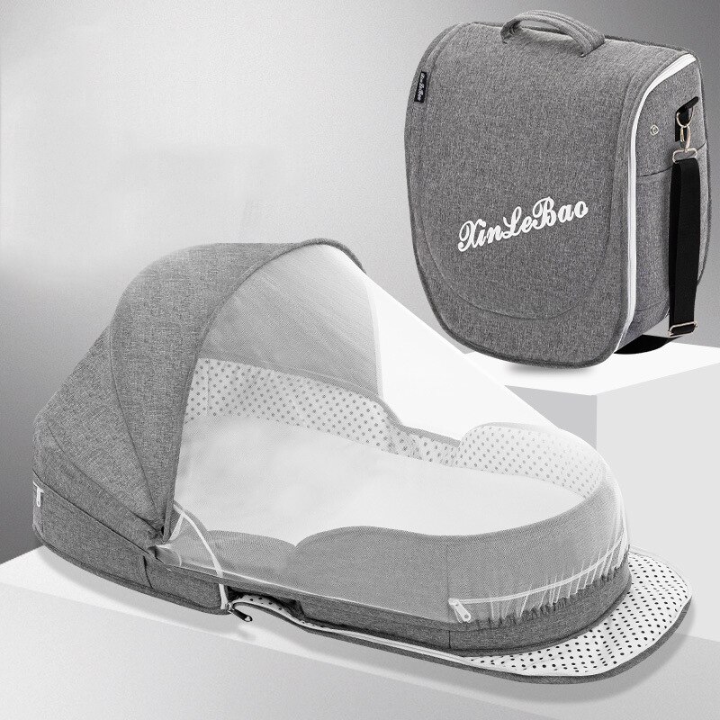 Camas portátiles transpirables para bebé, cuna multifunción para viaje, nido de mosquitos para recién nacidos, cunas portátiles