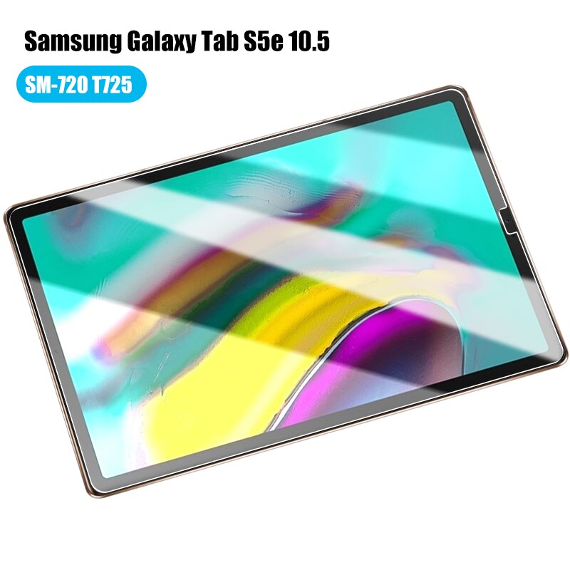 2 stk til samsung galaxy tab  s7 s6 lite  s5e s4 hærdet glas fane  a 10.1 10.5 skærmbeskytter sm -t860 t865 t870 t510 p610: S5e t720 t725