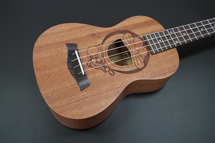 Mini guitare hawaïenne de 23 pouces, 4 cordes, 6 sortes de motifs de dessins animés, pour enfants: Doraemon