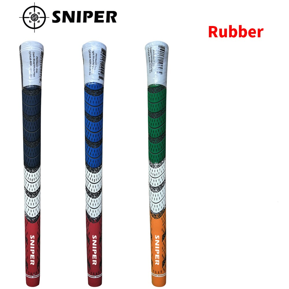 Original Golf Grips Patriot Grips Universal Rubber Golf Clubs Driver Woods Irons Wedges Grips 3 colors 10pcs/lot