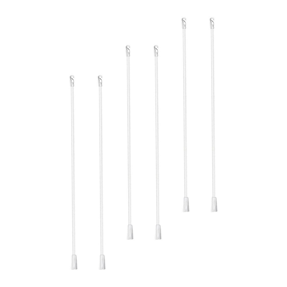 Fityle 10 Pezzi Carrelli Per Tende A Binario – Silenziosi, In Lega Di Alluminio, 26 Mm, Per Tende E Tendaggi - 2