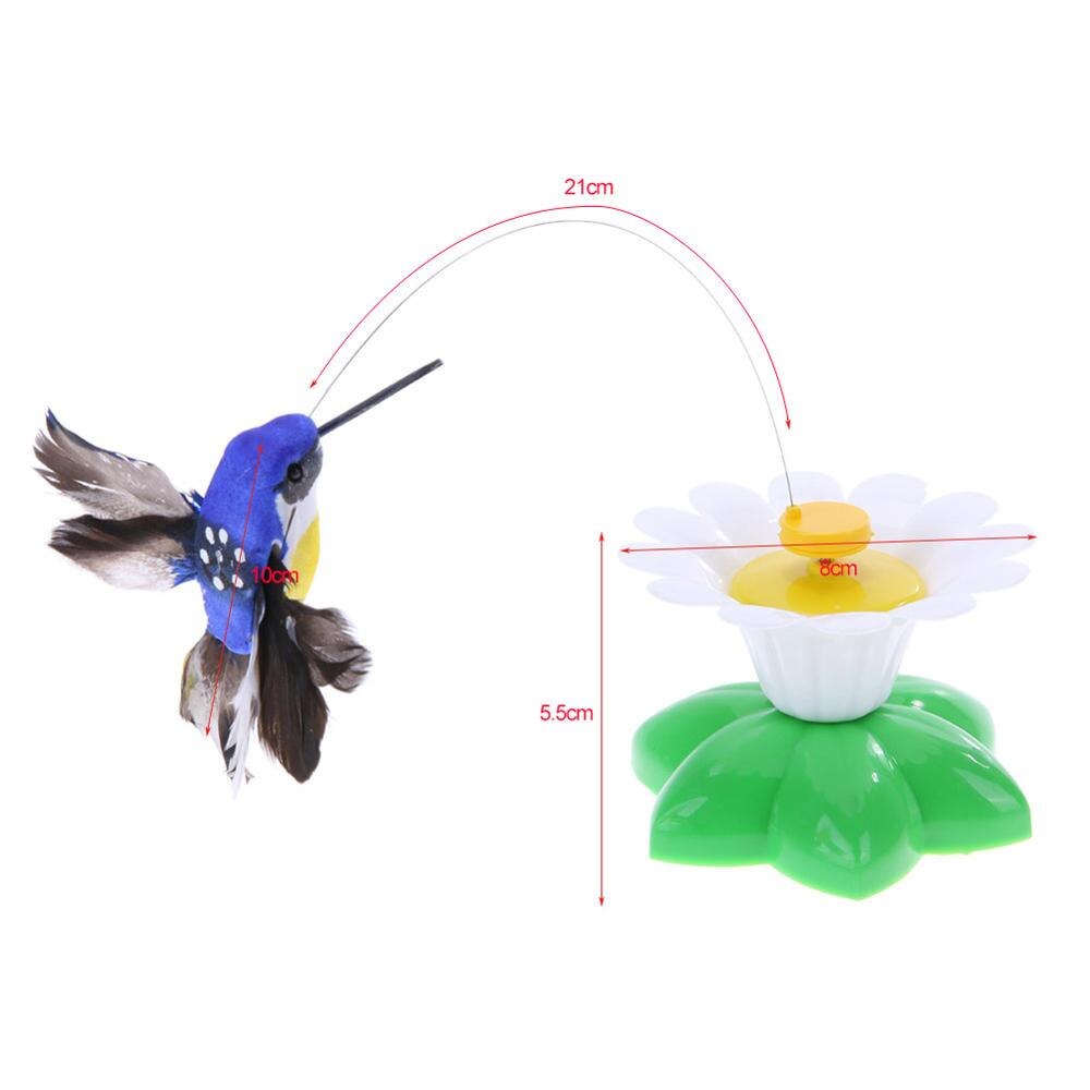 Jouet rotatif électrique automatique pour chat, en plastique, coloré, papillon, oiseau, Animal de compagnie, amusant, chien, chaton, jeux d&#39;entraînement interactifs: Bird