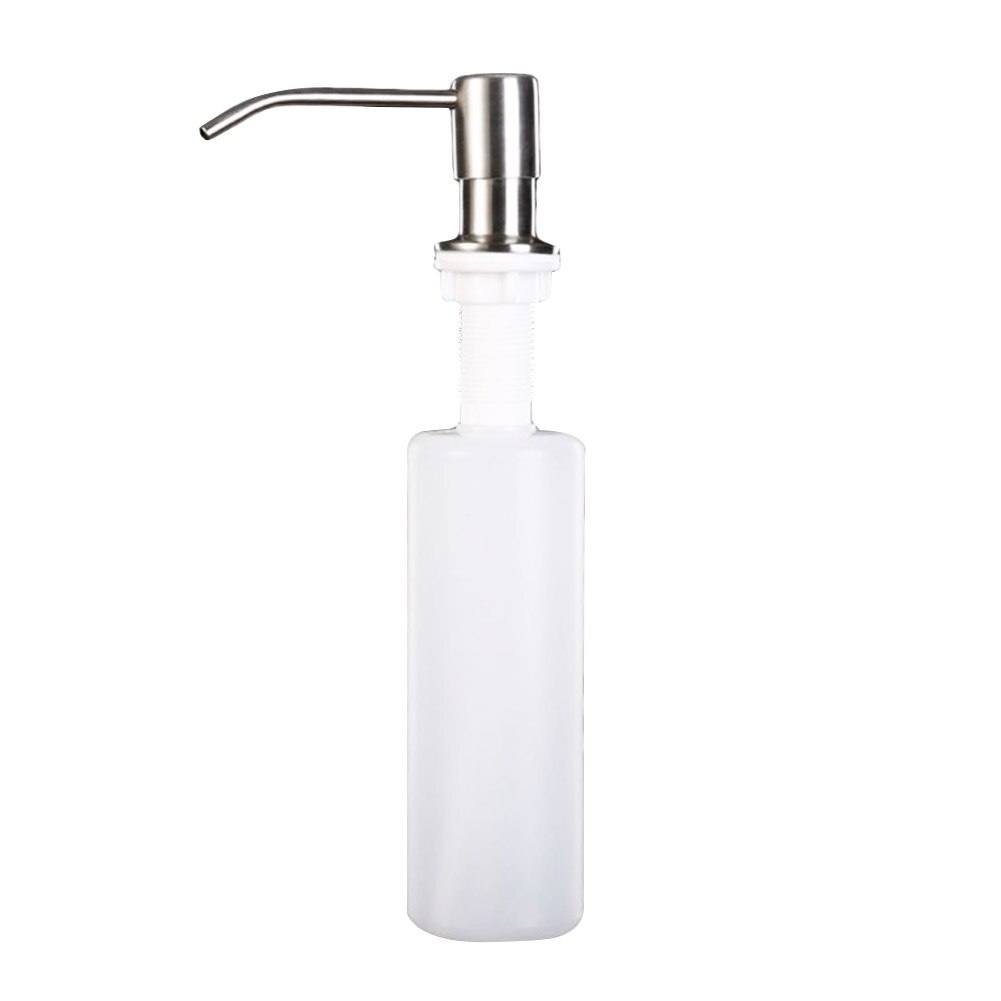 300ml Eco-friends Sink Liquid Soap Container Stainless Steel Household Kitchen Soap Dispensers Sink Sanitizer Pump Organizer