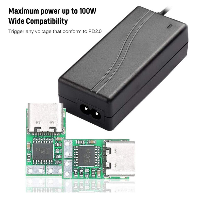 USB-C PD2.0/3.0 Dc Converter Power Supply Module Decoy Snelle Lading Trigger Poll Polling Detector Tester (Zypds)