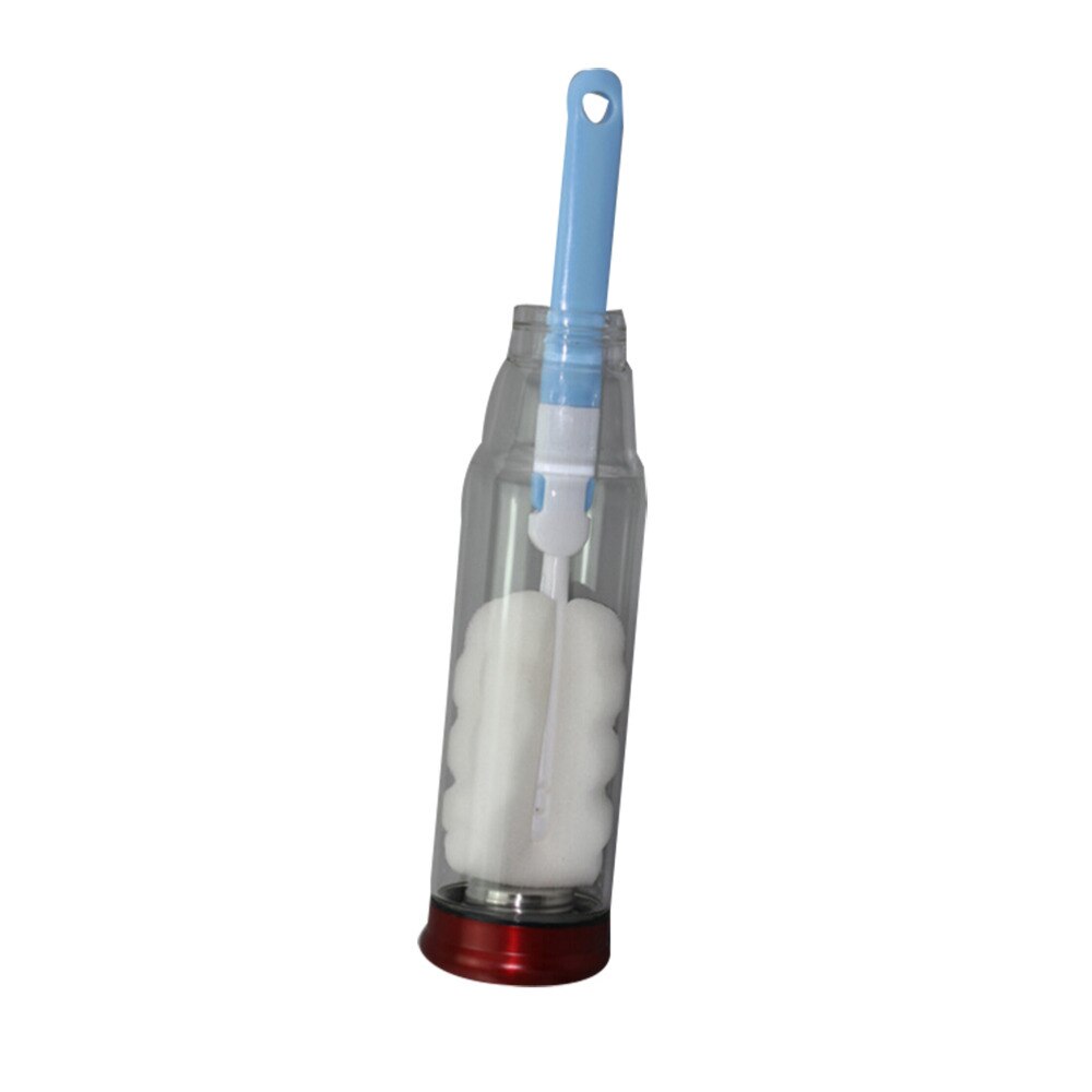 1 pz spugna biberon latte spazzola capezzolo pulizia tazza Scrubber spazzole di lavaggio strumento di pulizia della cucina accessori per bambini