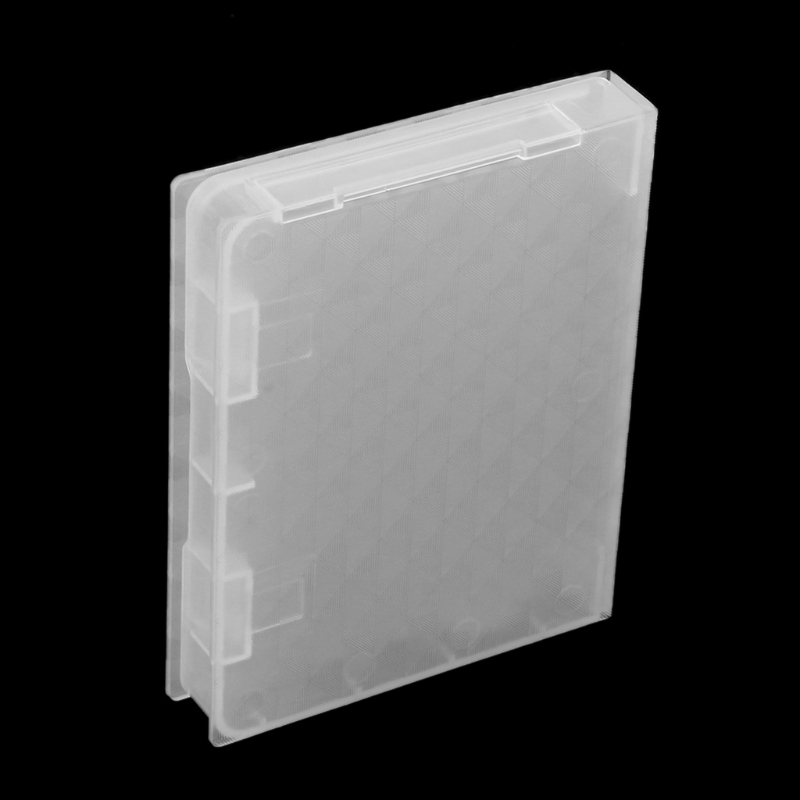 2.5 inch Hard Disk Drive SSD HDD Protection Storage Box Case Clear PP Plastic
