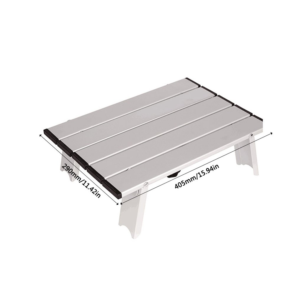 Portable Table Foldable Folding Camping Hiking Desk Traveling Outdoor Picnic Blue Gray Pink Black Al Alloy Ultra-Light