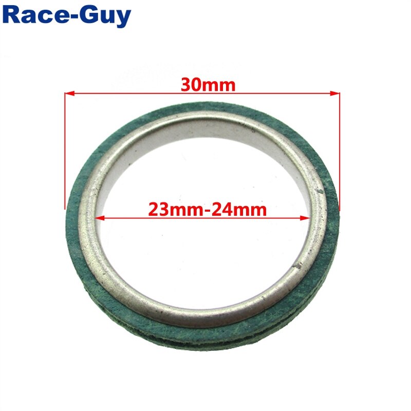 Exhaust Muffler Pipe Gasket For GY6 125cc 150cc Moped Scooter Taotao JCL Qingqi Peach Jonway Redcat Kazuma Roketa Sunl