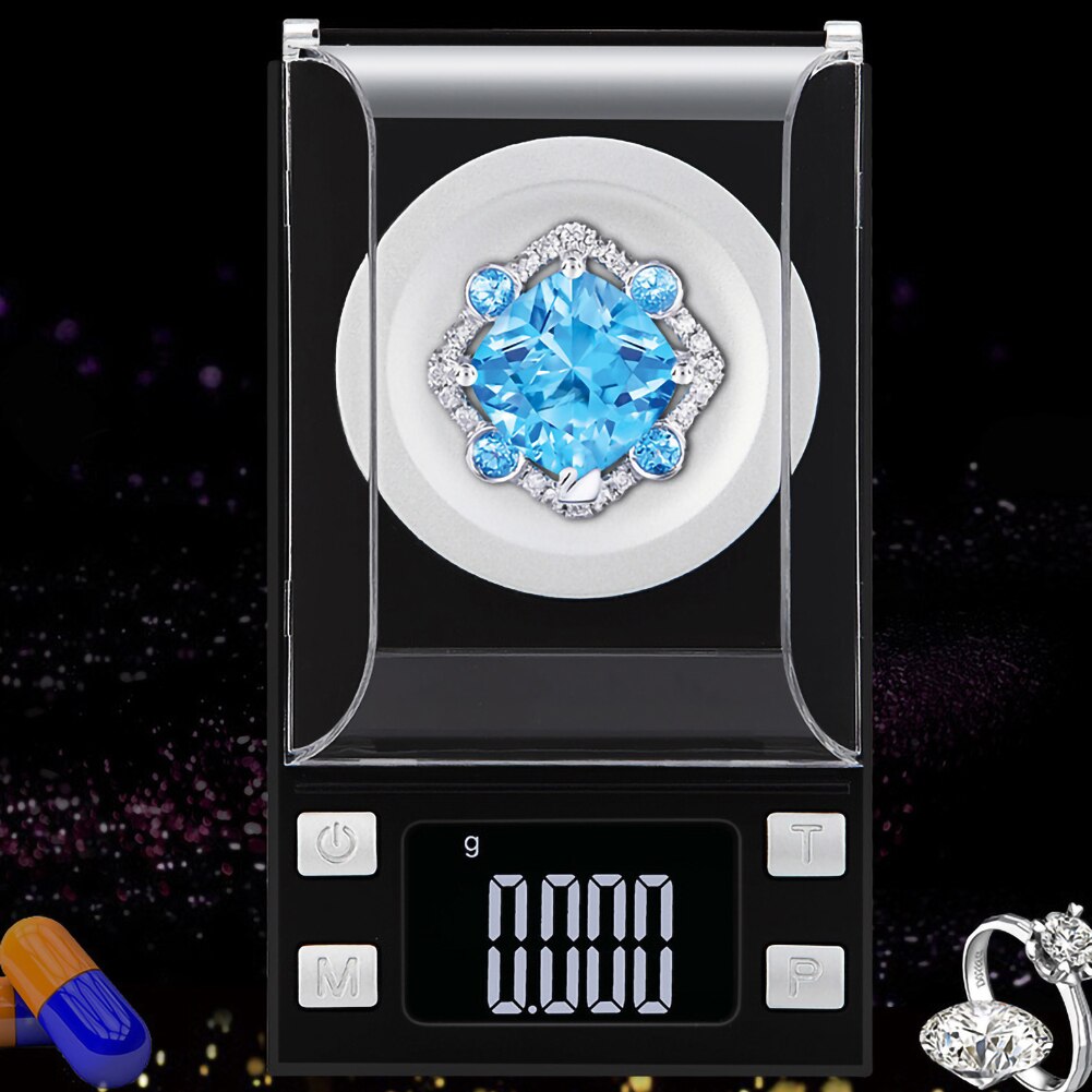 Precision Pocket Jewelry Scale 0.001g Mini Electronic Scale High Precision Gold Carat Balance Digital Display Milligram Scale
