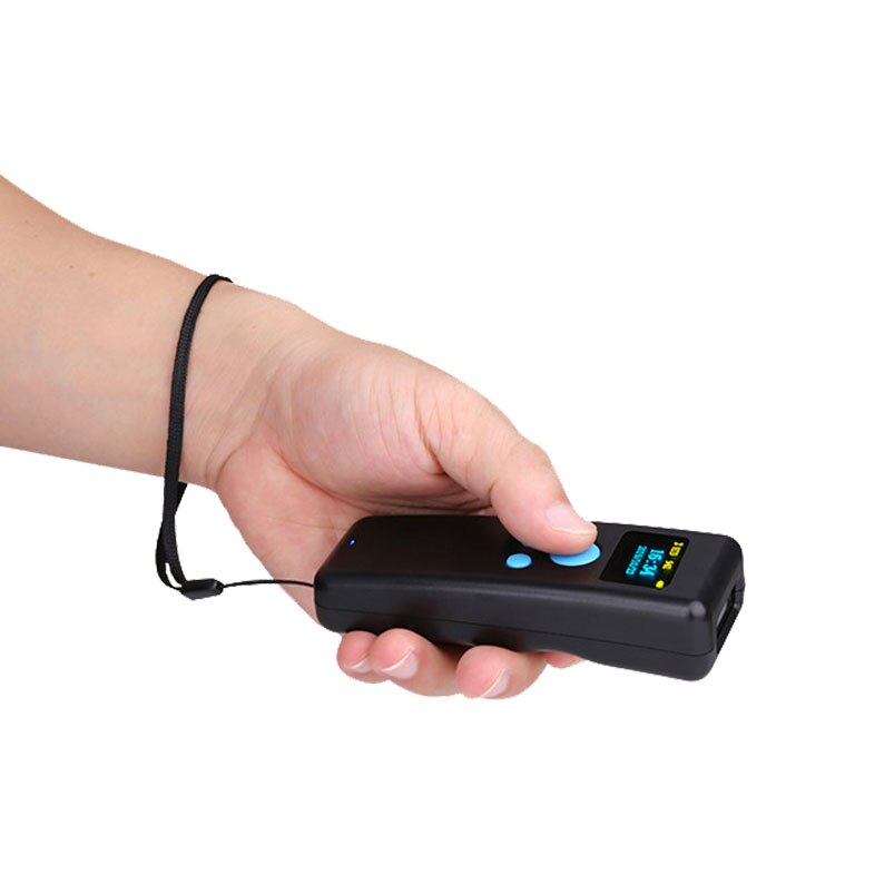 2D CMOS bluetooth Barcode scanner handheld small size 2.4Ghz reader good with display scans PDF417 USB interface