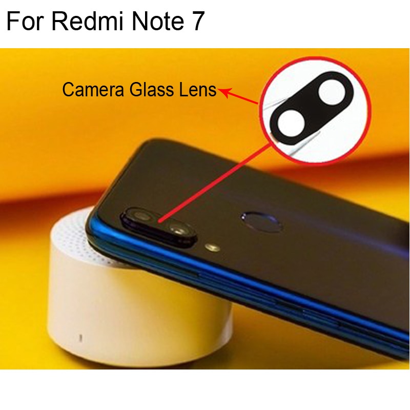 Voor Xiaomi Redmi Note 7 Achter Terug Camera Glazen Lens Voor Xiaomi Redmi Note7 Reparatie Onderdelen Vervanging note7