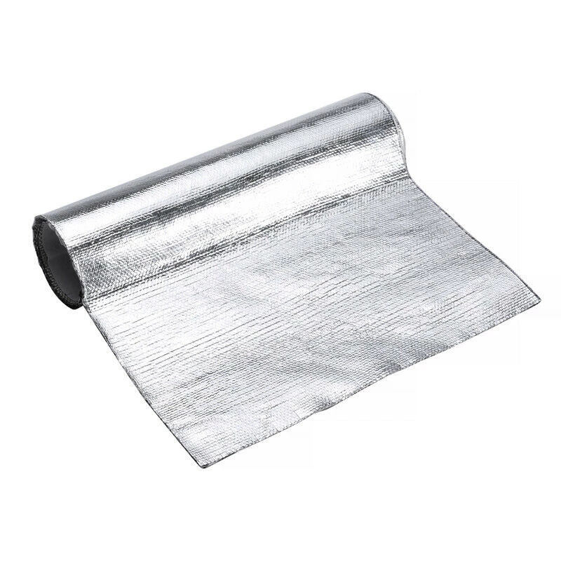 Película protectora térmica para coche, estera aislante de 30x150cm, papel de aluminio autoadhesivo, tela de alta temperatura, películas de vinilo y fibra de vidrio: Oro