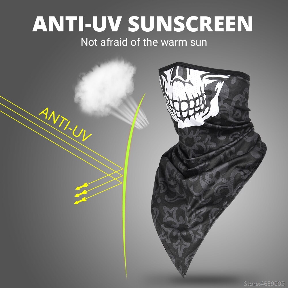 Motorrad Gesicht Maske Motorrad Gesicht Schild Sturmhaube Atmungsaktive Multifunktions Moto Halb Maske Schnell Trocknend Motor- Sjaal Anti-Uv