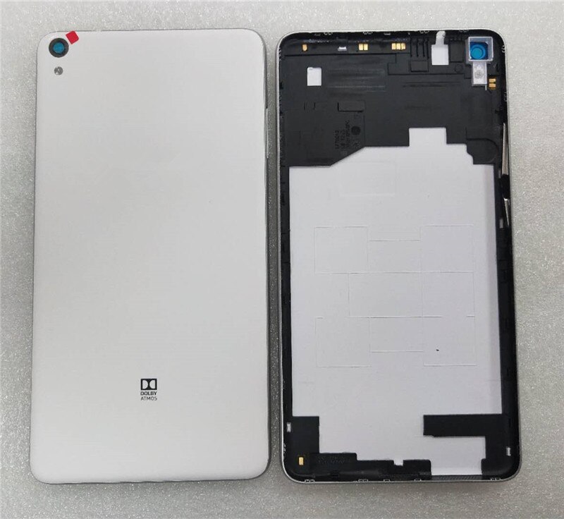 Original Housing For Lenovo Phab PB1-750M PB1-750P Battery Cover Repair Replace Back Door Phone Rear Case + Logo: White