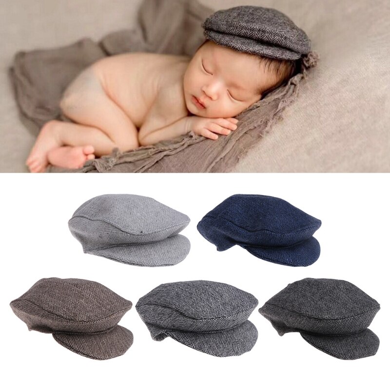 Leuke Baby Pasgeboren Piekte Beanie Cap Hoed Baby Jongens Meisjes Fotografie Prop 0-1M