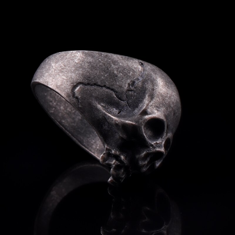 Unisex Sterling Silver Skeleton Pendants / Vintage Punk Style Skull Je - HARD'N'HEAVY