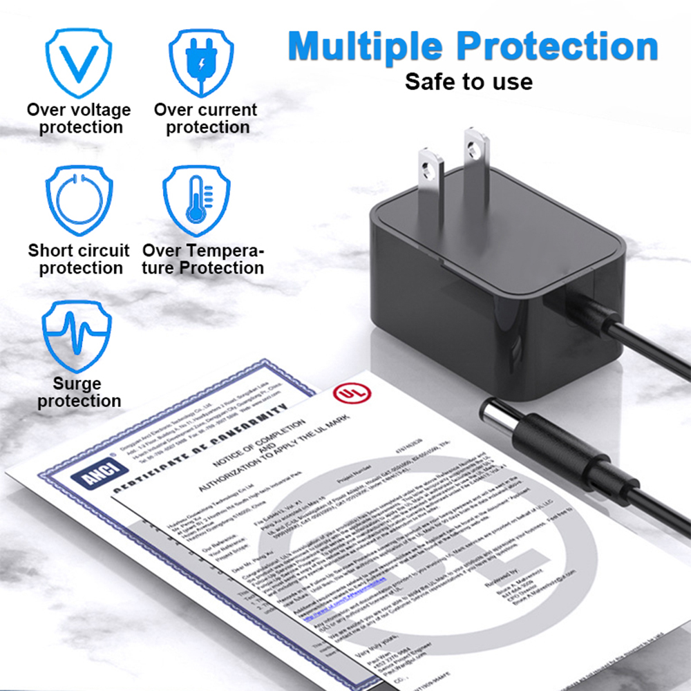US high power adapter AC100-240V to DC12V 12W/36W/60W 1A3A/5A 5.5x2.1mm DC power plug for router LED light strips, etc.