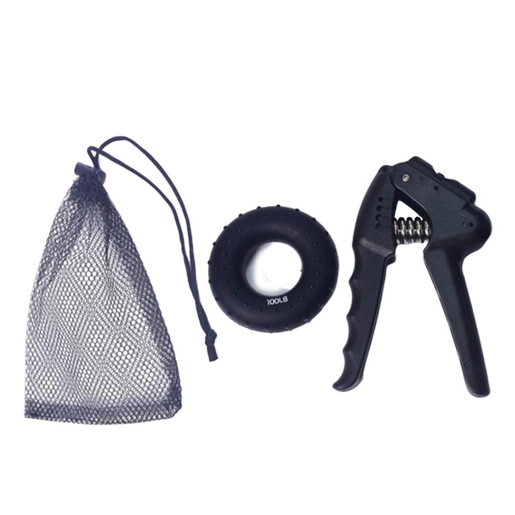 Hand Grip Exerciser Gripper Finger Strengthener Exerciser With Mesh Bag