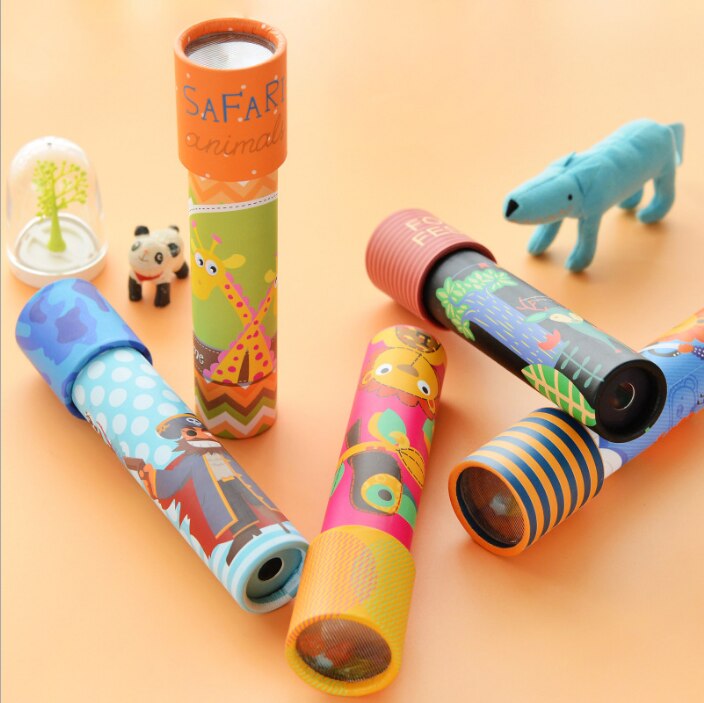 Cute Animal kaleidoscope baby infants fancy lay in early childhood toy Autism Toys For Children DIY WYQ