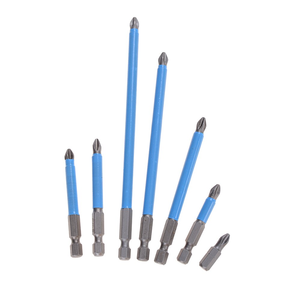 Alloy Steel PH2 Anti Slip Electric Screwdriver Bit Set Bits Hex Shank 25mm 50mm 65mm 70mm 90mm 127mm 150mm