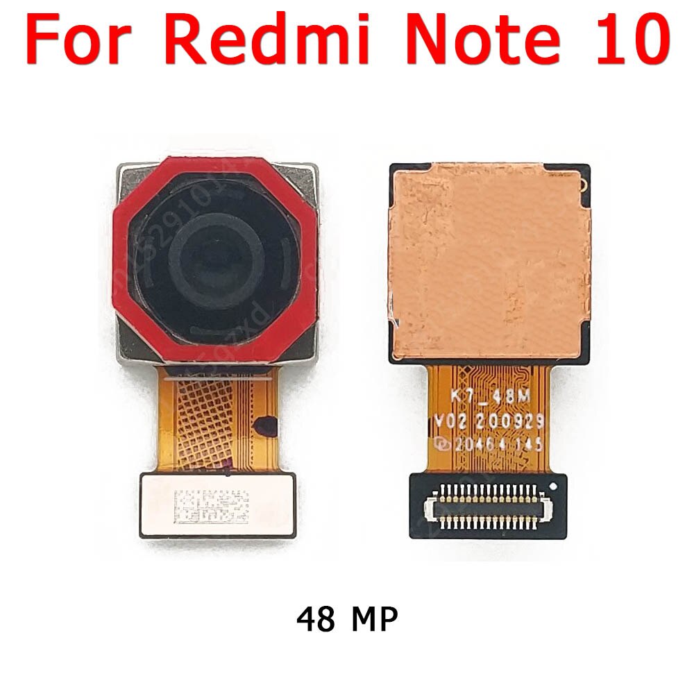 Originele Rear Back Camera Voor Xiaomi Redmi Note 10 Belangrijkste Achterzijde Big Camera Module Flex Kabel Vervangende Onderdelen