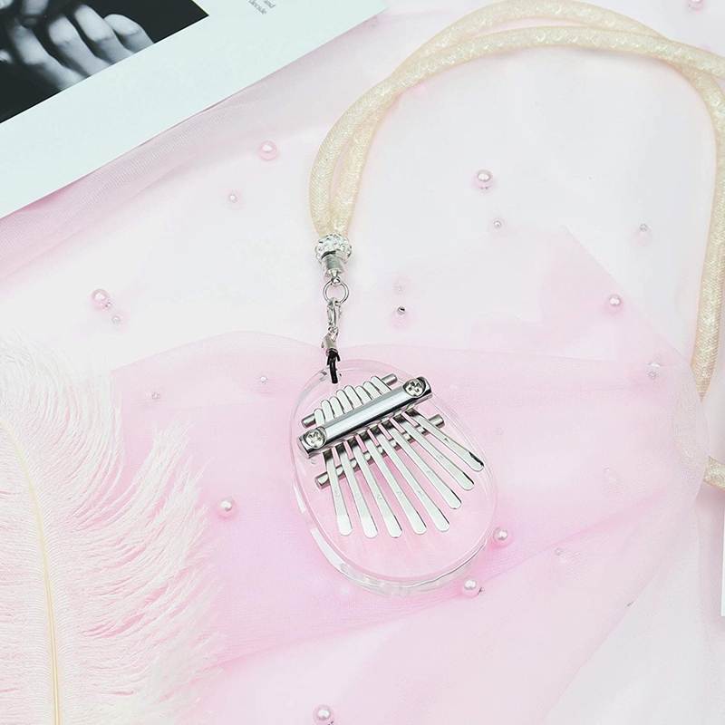 Mini Thumb Piano 8 Key Portable Mbira Finger Piano Best , Birthday, Christmas, Beginner, Party