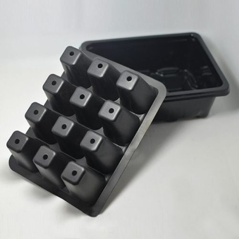 12 Hole Seedling Box Seed Starter Tray Starting Plant Propagation Cloning Tray