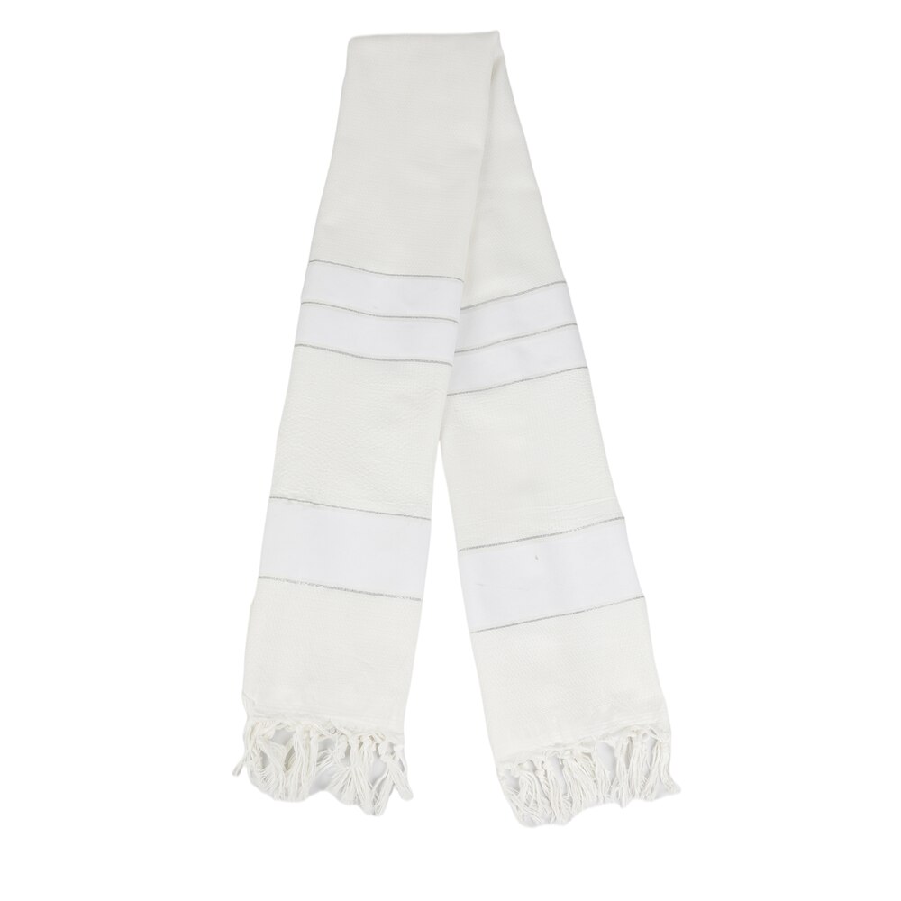 Chal mesiánico Tallit para oración judía, bufanda blanca Hanukkah con bolsa de 120x160cm, envolturas de Talis religiosos, de Israel