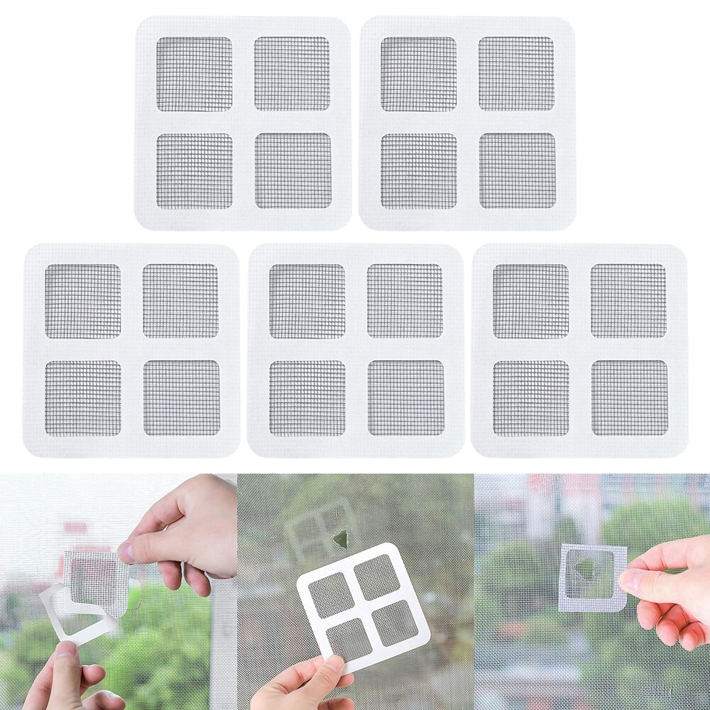 Window Screen Sticker 5 Pcs/pack Repair Screen Window Patch Stickers Mes... – Vicedeal