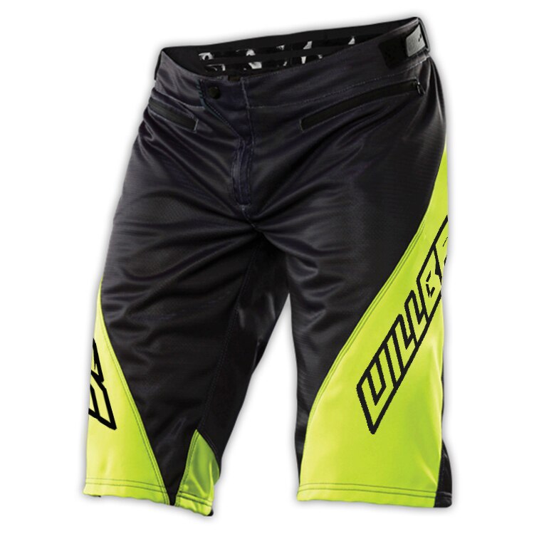 Willbros motocross Racing sykkel sprint mtb utforbakke dh shorts svart/oransje ess sykkel shorts: Grønn / 36