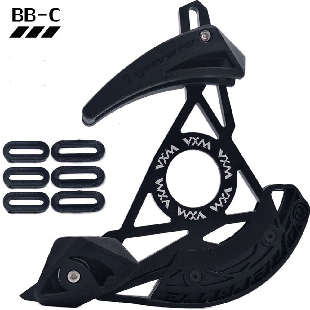 VXM MTB Chain Guide System DH downhill bicycle chain guide Chain Catcher bike part bicycle chain protector bicycle parts: BBC mount Black