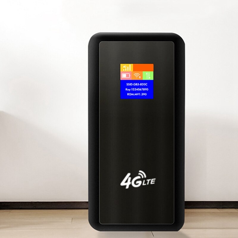 Router Wifi 4G Router Wifi 150Mbps Wifi Punto de Acceso móvil portátil coche inalámbrico WiFi Router con Banco de energía para teléfono