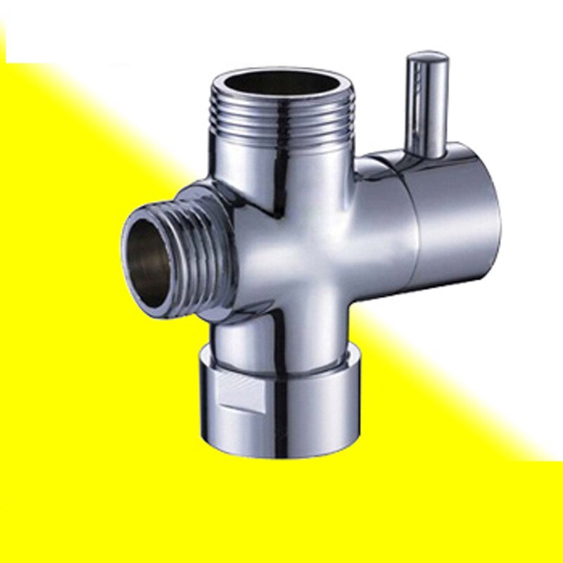DWZ 3/4 &quot;1/2&quot; BSP Starre Steigleitung 3-wege-umschaltventil für handheld dusche kopf oder Schlecht klopfen wasserhahn schalter Auslauf