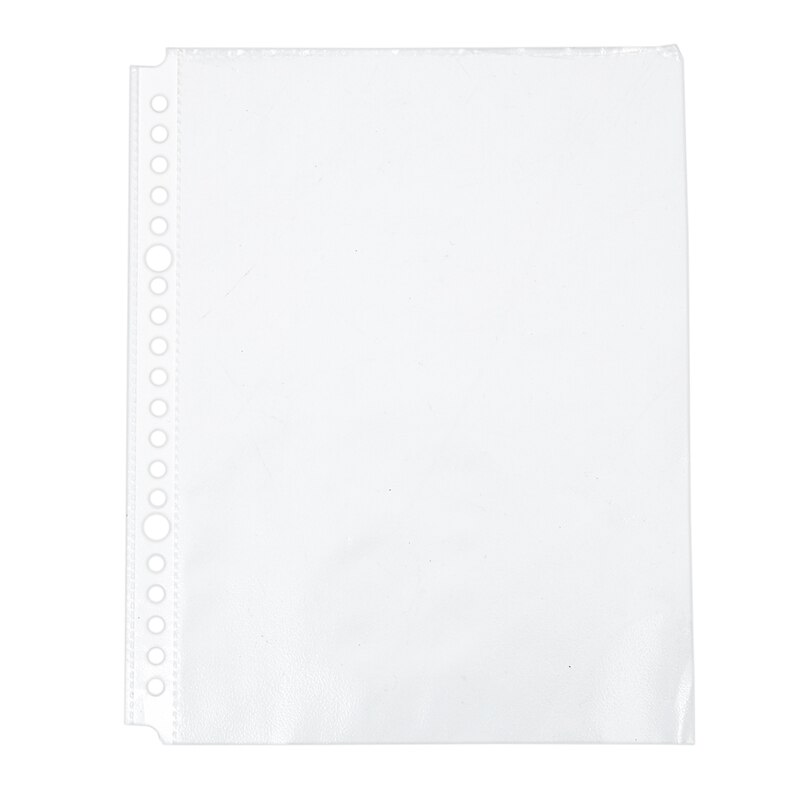 Pack of 200 A5 Clear Punched Pockets - Plastic Poly Folders: Default Title