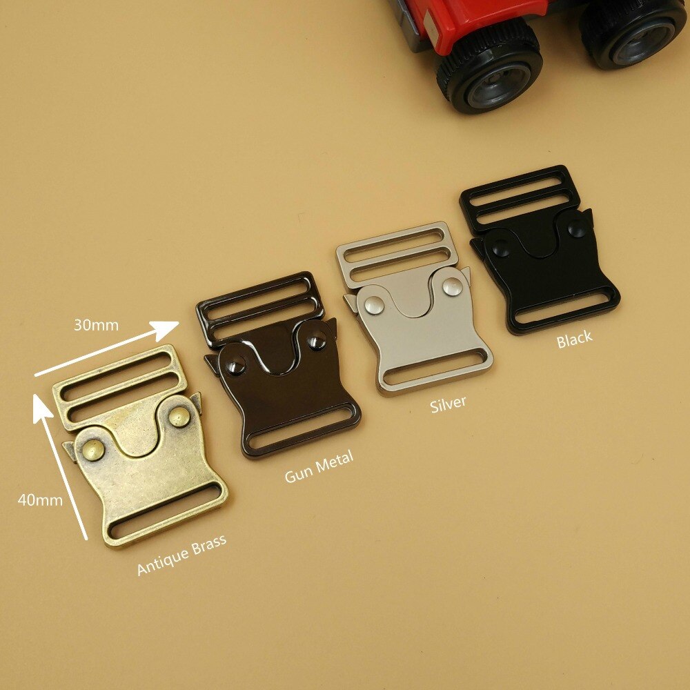 For 25MM 38MM Webbing Strap 5Pcs Quick Side Release Metal Buckles Shackle For Bags Luggage DIY Accessories