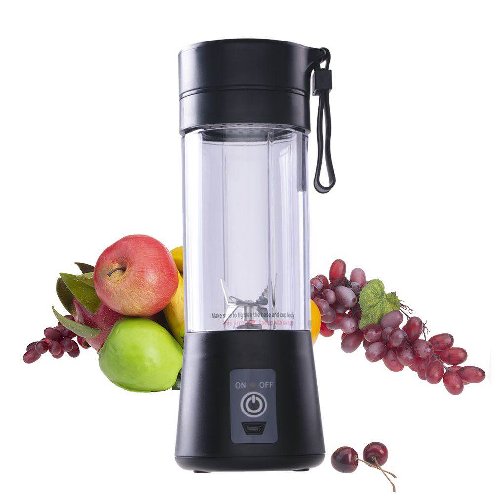 400ml Portable Juice Blender USB Juicer Cup Multi-function Fruit Mixer Six Blade Mixing Machine Smoothies Baby Food