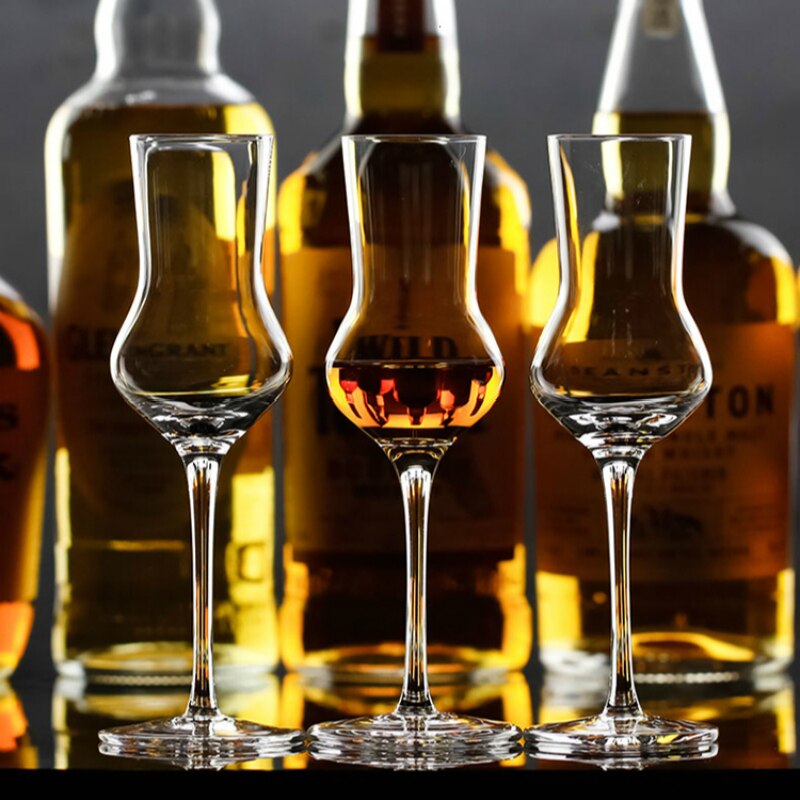 Starszego rocznika Whisky copita kielich robić wąchania sommelier degustator wina aromat szkło zapachowe kryształowy kubek robić Whisky pudełko