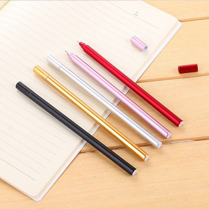 1pcs Cartoon Metal Style Highlighter Pen Mini Marker Pens Kawaii Stationery Material Escolar Writing School Supplies