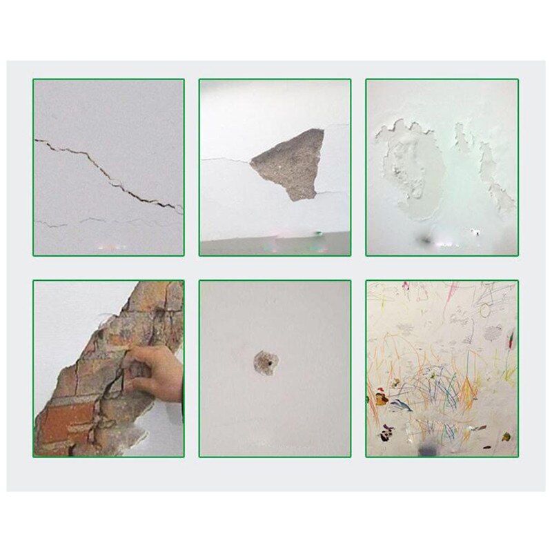 Wall repair plaster Magic White Latex Paint Wall Repair Cream Household Hole Disappear Waterproof #4D23