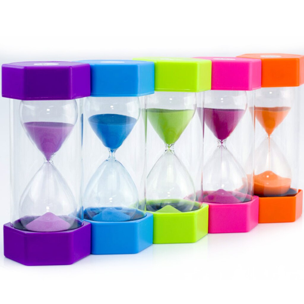 Sand Clock Timer 10/15/20/30/60 Minutes Children's Striking Hourglass Timer Desktop Decoration