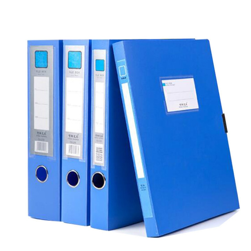 1pcs Simple Practical Office Filing Products A4 File Folder Daily Office School High Capacity Storage File Box