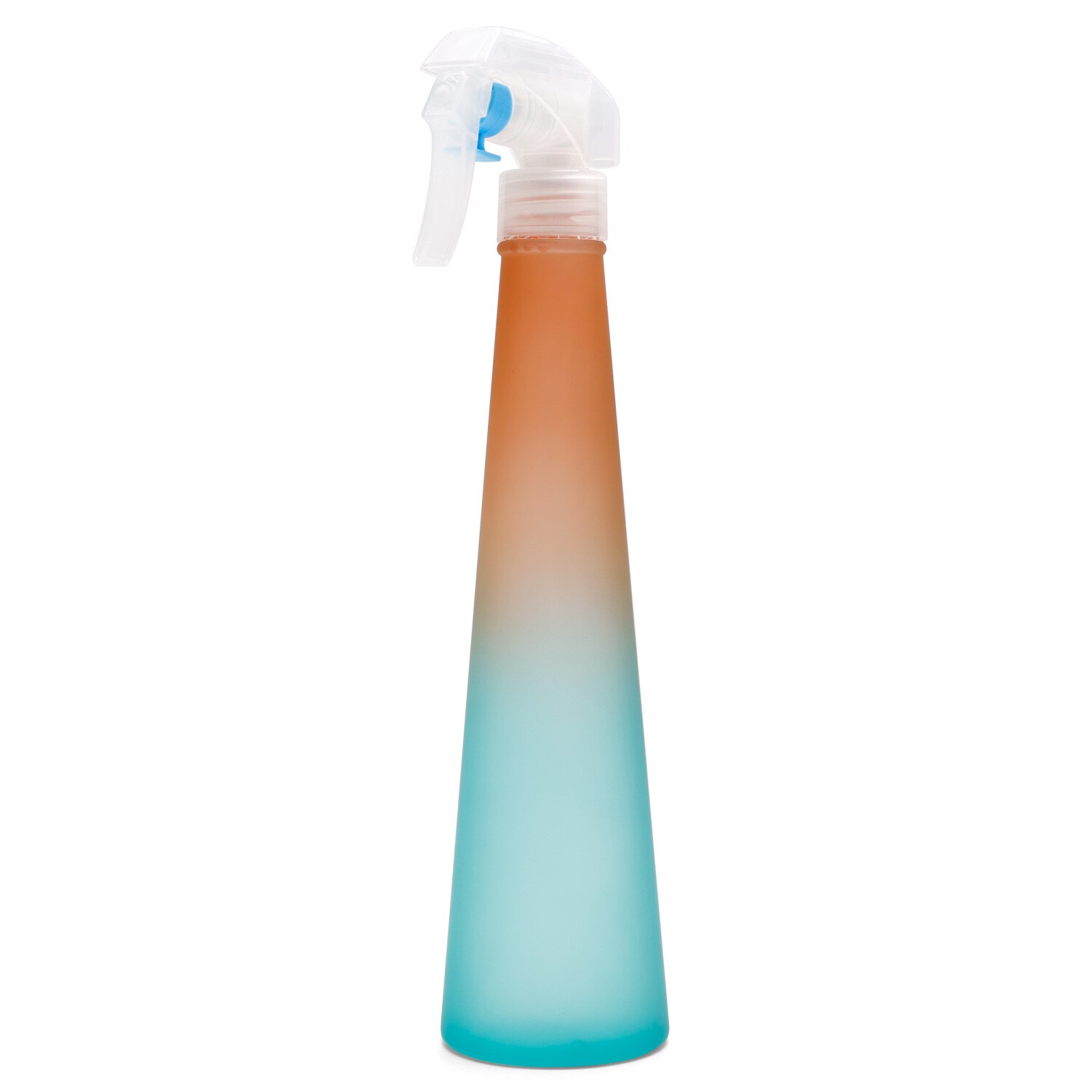 Gradient Hairdressing Spray Bottle Hair High Pressure Spray Bottle Continuous Spray Watering Can Hair Stylist Director: Orange Green